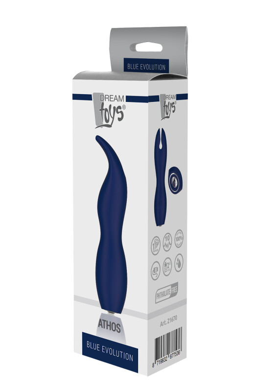 Вібратор універсальний Dream Toys Blue Evolution синій, 13 х 3.3 см - Изображение 1