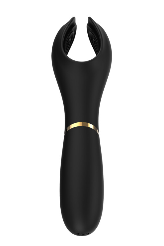 Мастурбатор Dream Toys Elite з вібрацією, чорний, 21 х 5.8 см - Зображення 4