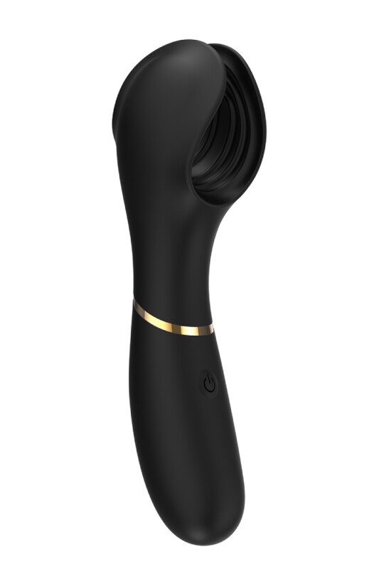 Мастурбатор Dream Toys Elite з вібрацією, чорний, 21 х 5.8 см - Зображення 5
