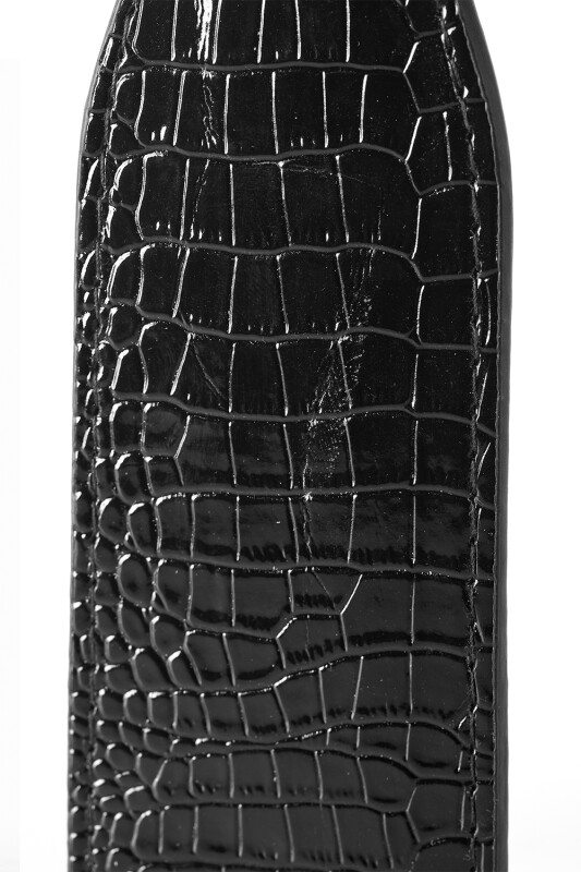 Паддл Dream Toys Blaze з імітацією крокодилової шкіри, чорний, 32 х 6 см - Зображення 3