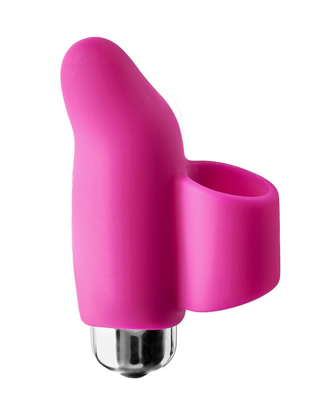 Вібратор на палець з вібрацією Dream Toys рожевий, 8.7 х 2.2 см