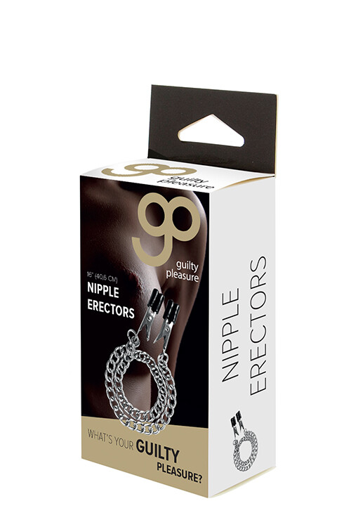 Затискачі на соски з ланцюжком GP NIPPLE ERECTORS - Изображение 1