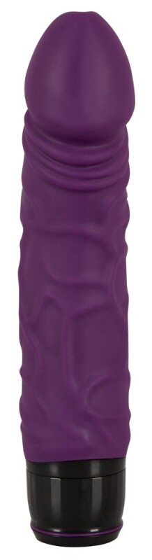 Вібратор реалістичний Vibra Lotus Natural Vibrator, силікон, фіолетовий - Изображение 2