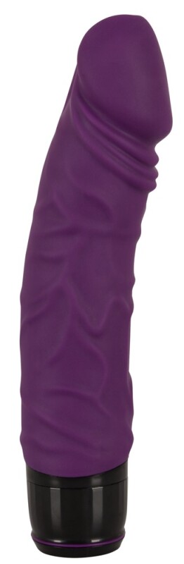Вібратор реалістичний Vibra Lotus Natural Vibrator, силікон, фіолетовий - Изображение 1