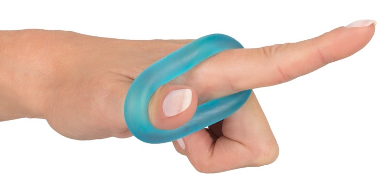 Ерекційне кільце You2Toys блакитне, 4.1 х 1.7 см - Зображення 3