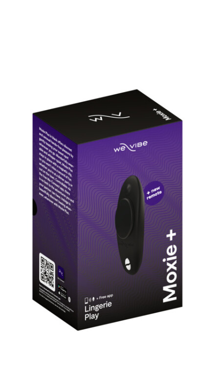 Вібратор у трусики Moxie+ від We-Vibe, на магніті, з керуванням з телефону, чорний - Изображение 8