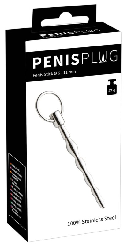 Катетер уретральний 12,5 см Penis Plug, метал - Изображение 1