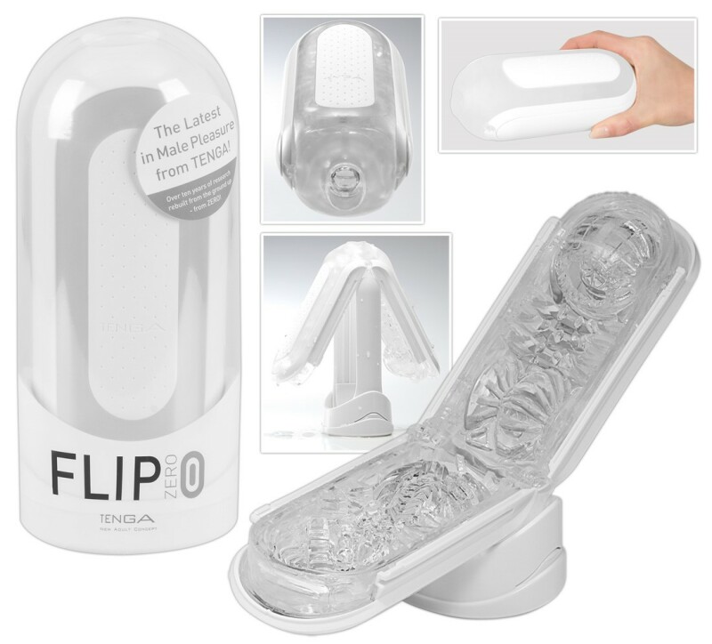 Мастурбатор нереалістичний Tenga Flip Zero, в колбі, білий, 18 х 7 см - Изображение 9