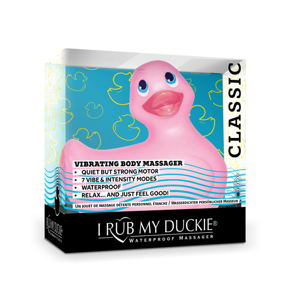 Качечка вібратор I Rub My Duckie Classic рожева - Изображение 1