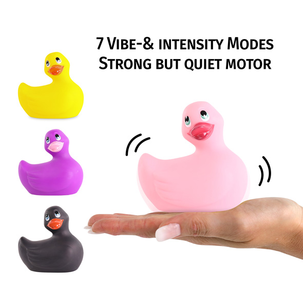 Качечка вібратор I Rub My Duckie Classic рожева - Изображение 3