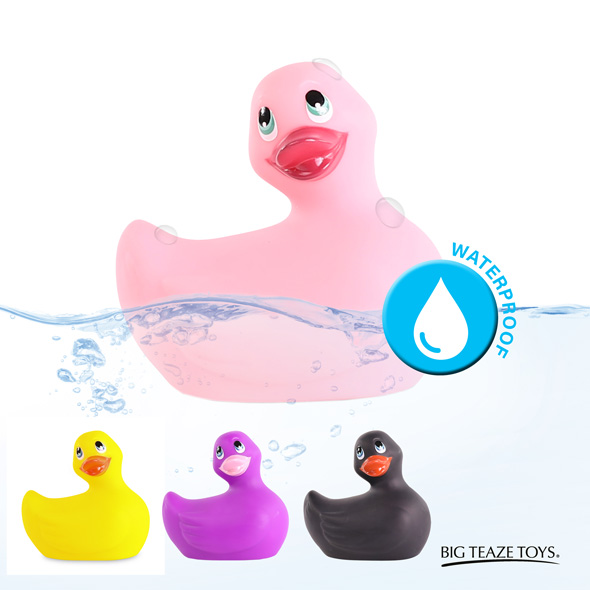 Качечка вібратор I Rub My Duckie Classic рожева - Изображение 4