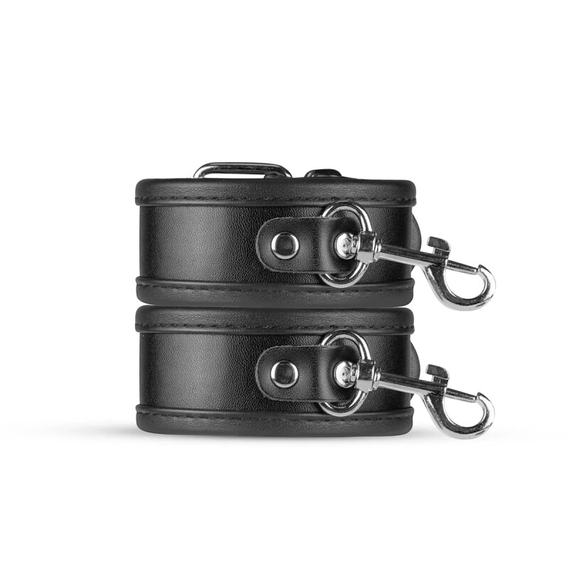 Набір для бондажу Whipped зі шкіри, чорний - Зображення 1