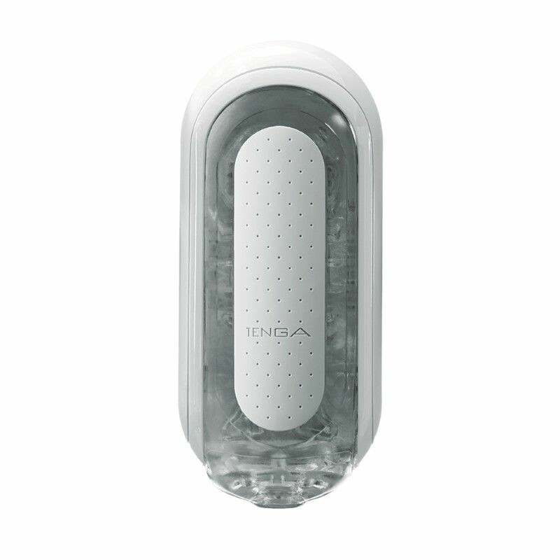 Мастурбатор нереалістичний Tenga Flip Zero, в колбі, білий, 18 х 7 см
