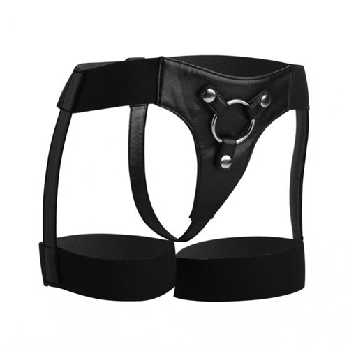 Трусики для страпону з підв'язками на ноги Bardot Garter Belt Style Strap On - Зображення 1