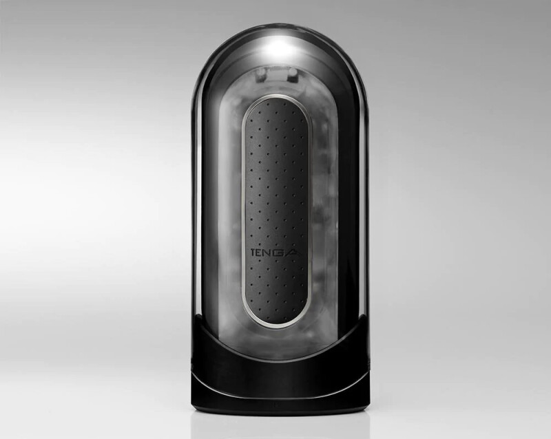 Мастурбатор нереалістичний з вібрацією Tenga - Flip Zero Electronic чорний, 20 х 7 см - Зображення 5