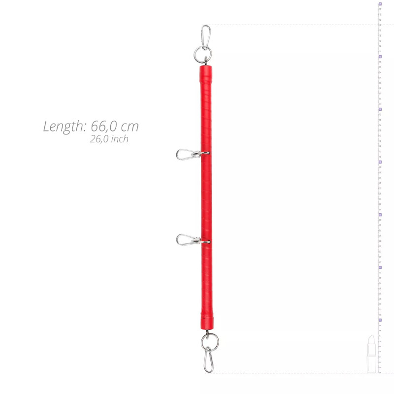 Розпірка з карабінами Shawn Spreader Bar - 50 см, червона - Зображення 3