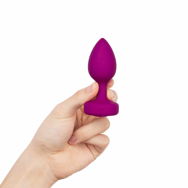 Анальна пробка з вібрацією B-Vibe, силіконова, рожева, 9.8 х 4.5 см - Зображення 5