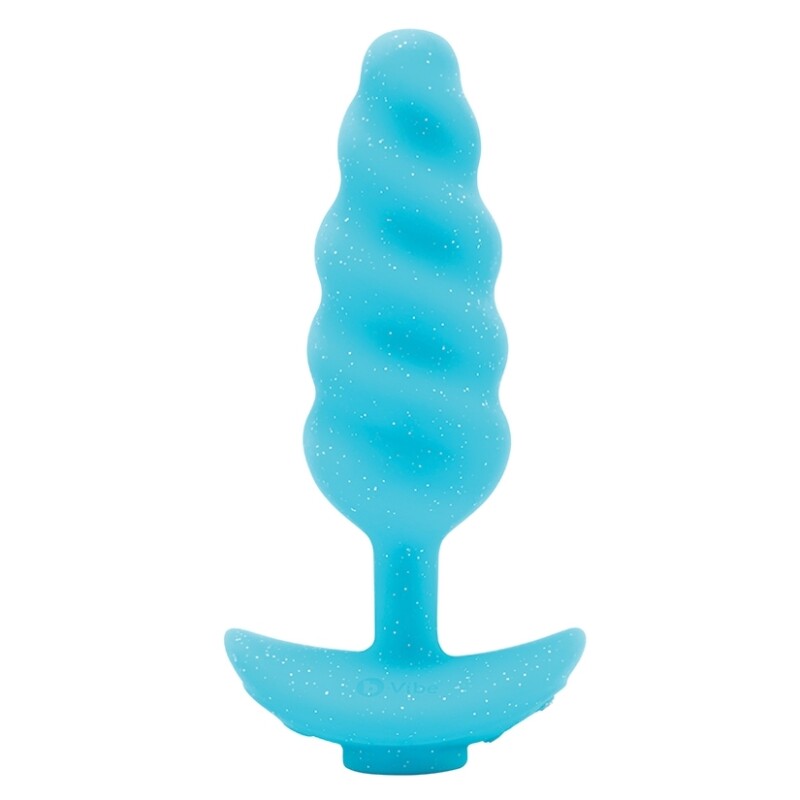 Анальний хвостик єдинорога b-Vibe - Unicorn Plug Set, з вібрацією, різнокольоровий, 11.5 х 3.8 см - Зображення 2