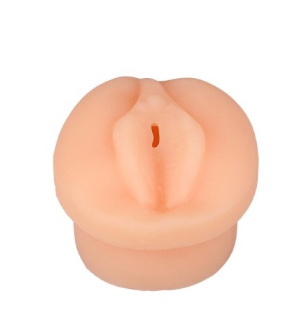 Рукав для вакуумної помпи у вигляді вагіни Dream Toys, бежевий, 6 х 5 см