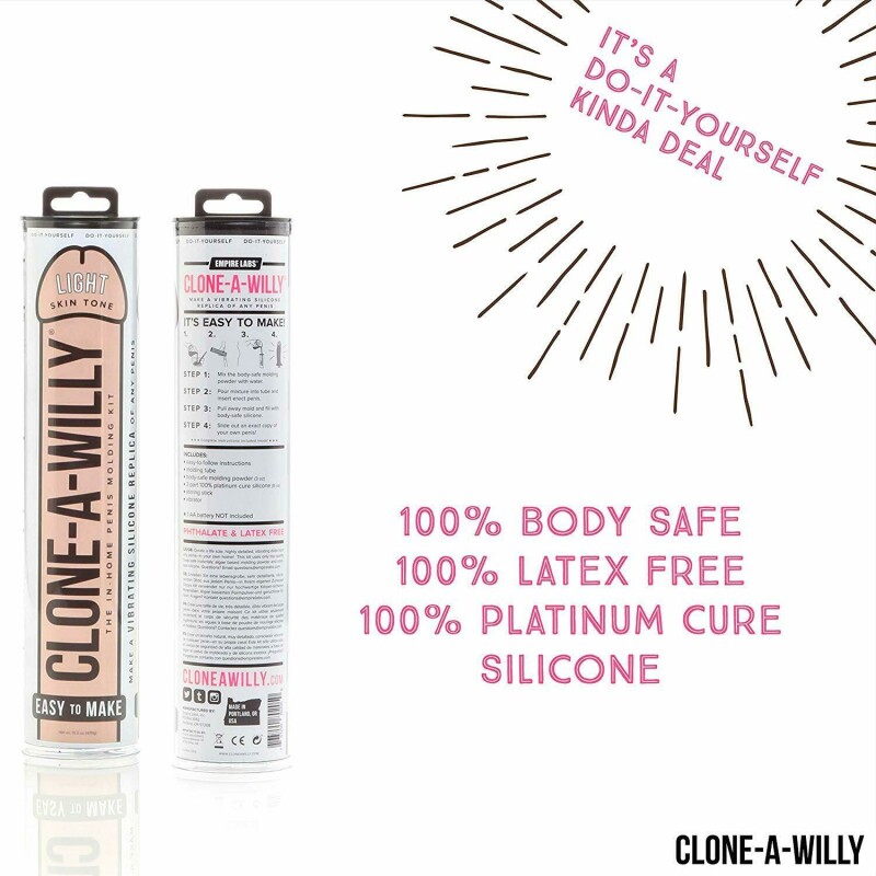 Комплект для зліпка члена Clone-A-Willy Kit, силікон, бежевий - Изображение 3
