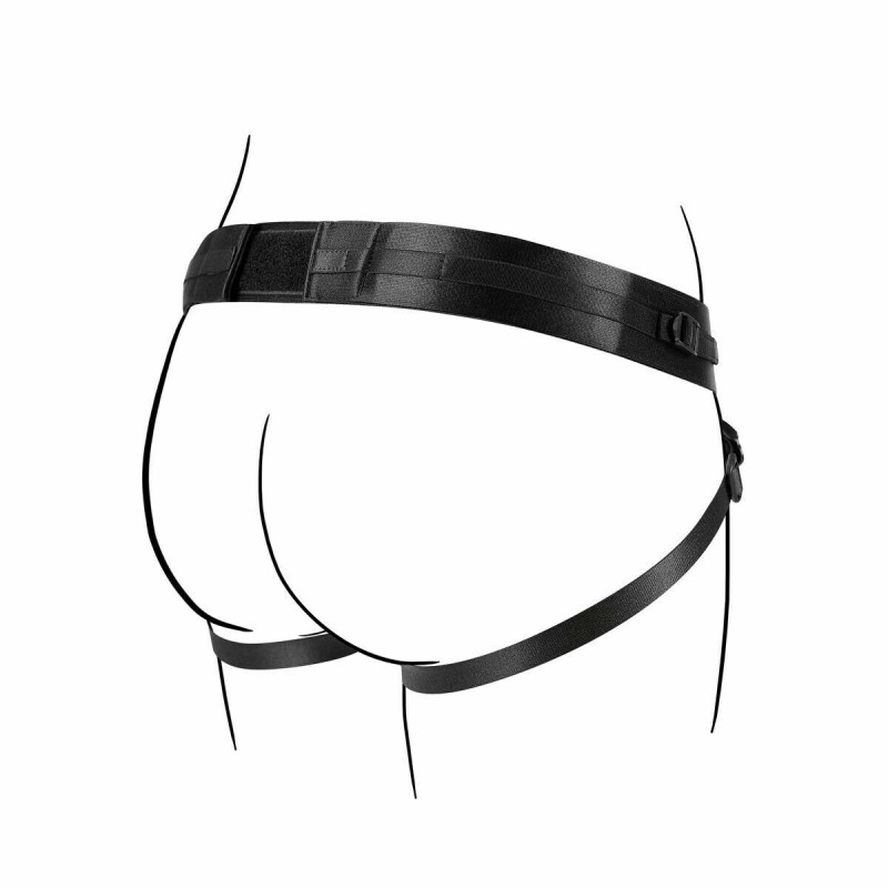 Трусики для страпону No-Parts Taylor, чорні, One Size - Зображення 3