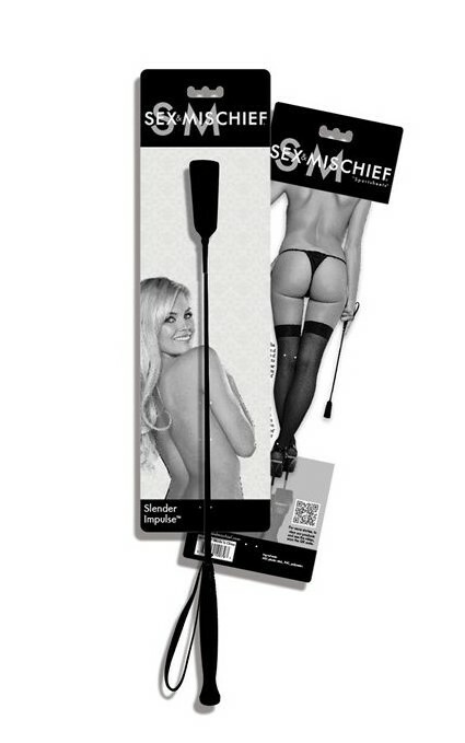 Стек на довгій ручці Sex &amp; Mischief із петелькою, чорний, 65 см - Изображение 1