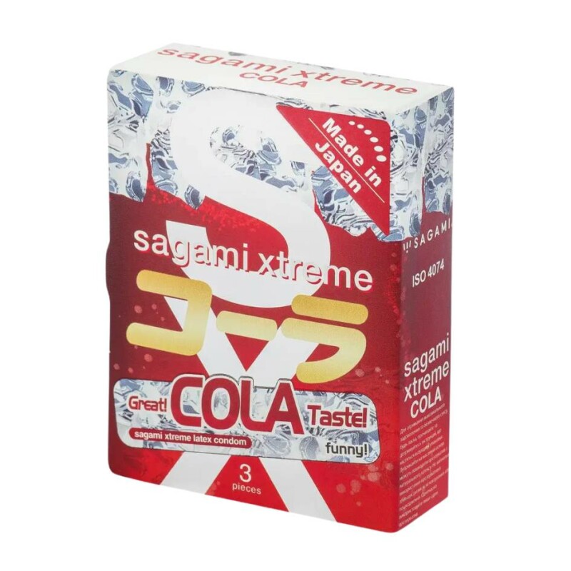 Презервативи латексні Sagami Xtreme Cola, 3 шт