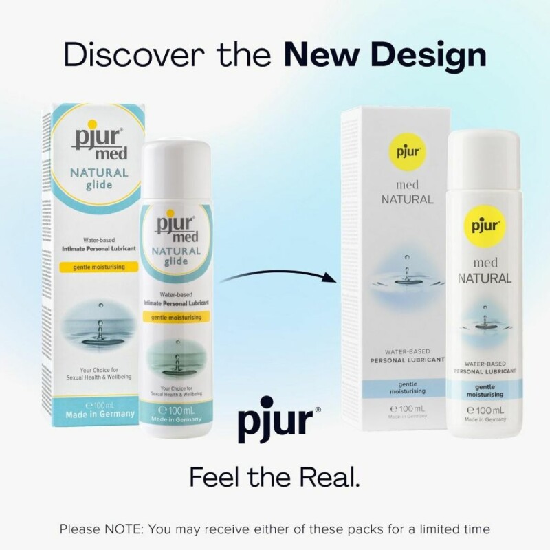 Лубрикант зволожувальний Pjur Med Natural Glide на водній основі, 100 мл - Зображення 1