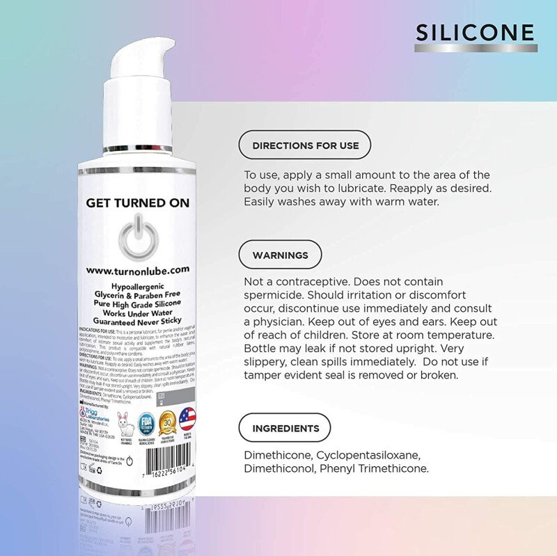 Лубрикант на силіконовій основі Turn on Silicone Lube, 178 мл - Зображення 4