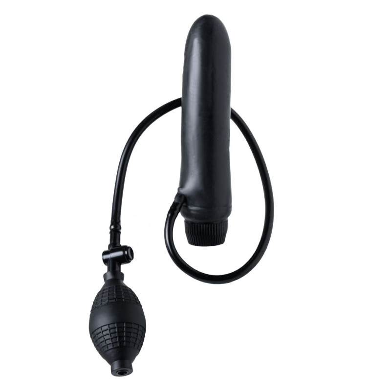 Вібратор надувний Inflate a Vibe the Contour, чорний, 19 см - Изображение 2