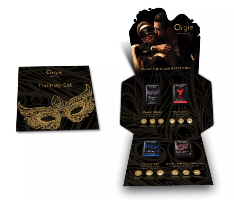 Набір інтимних стимуляторів для сексу THE PLAY SET ORGIE, 4 шт