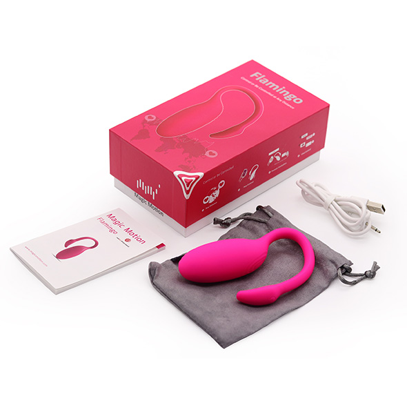 Віброяйце смарт на дистанційному керуванні Magic Motion Flamingo Wearable Vibrator - Изображение 8