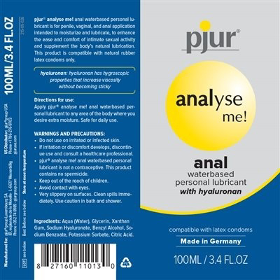 Лубрикант анальний Pjur, 100 мл, на водній основі - Зображення 2