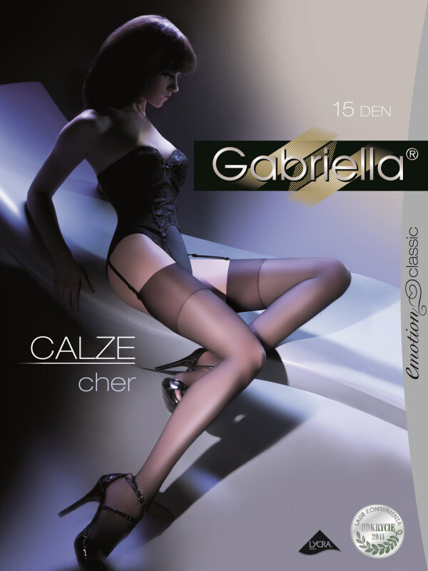 Сексуальні панчохи Gabriella Calze cher, O/S, під пояс, 15 den - Зображення 1