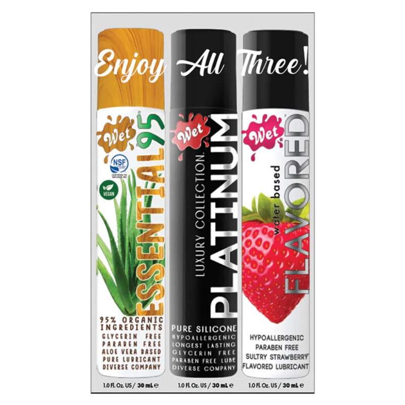 Набір лубрикантів Wet 3 PACK SAMPLER, 3 шт
