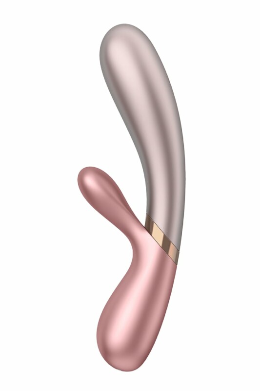 Вібратор-кролик смарт з нагріванням Satisfyer Hot Lover рожевий, 19.9 х 3.5 см - Изображение 2