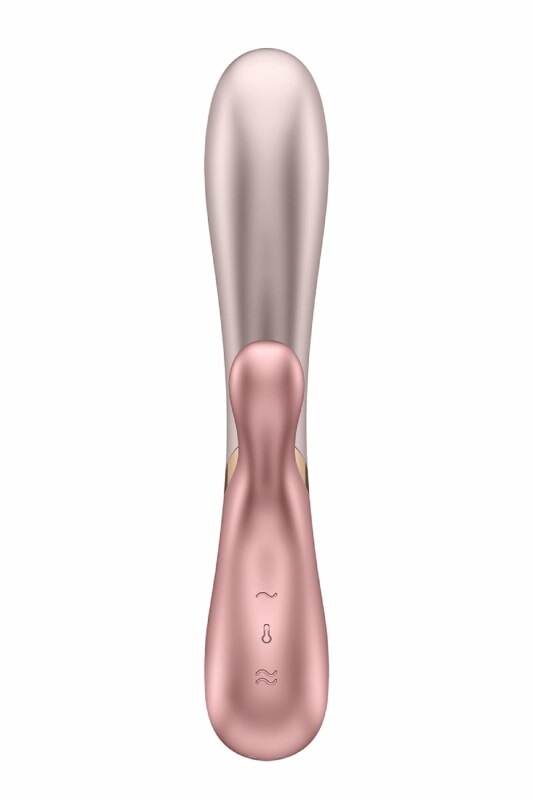 Вібратор-кролик смарт з нагріванням Satisfyer Hot Lover рожевий, 19.9 х 3.5 см - Изображение 4