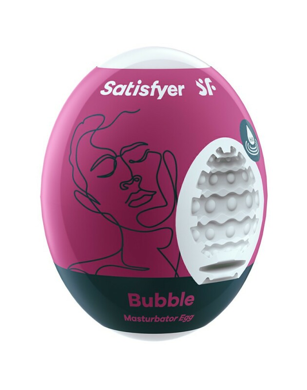 Мастурбатор, що самозмащується Masturbator Egg Bubble - Зображення 1