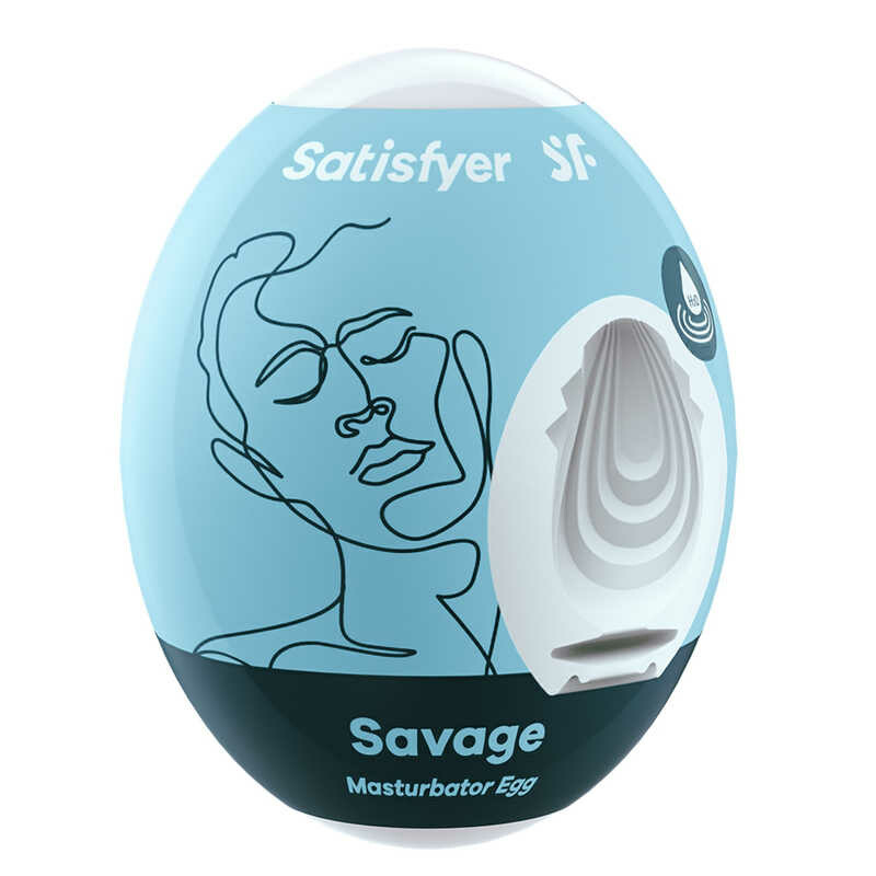 Мастурбатор, що самозмащується Masturbator Egg Savage - Изображение 2