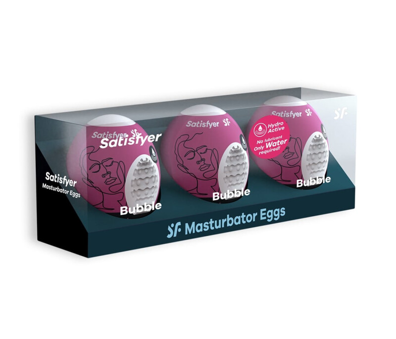 Мастурбатор, що самозмащується Masturbator Egg Bubble - Зображення 5