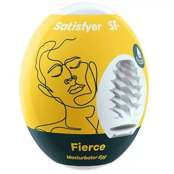 Набір мастурбаторів, що самозмащуються Satisfyer Masturbator Egg Bubble Fierce, 3 шт - Изображение 2