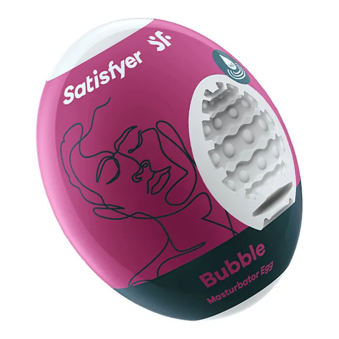Мастурбатор, що самозмащується Masturbator Egg Bubble - Зображення 2