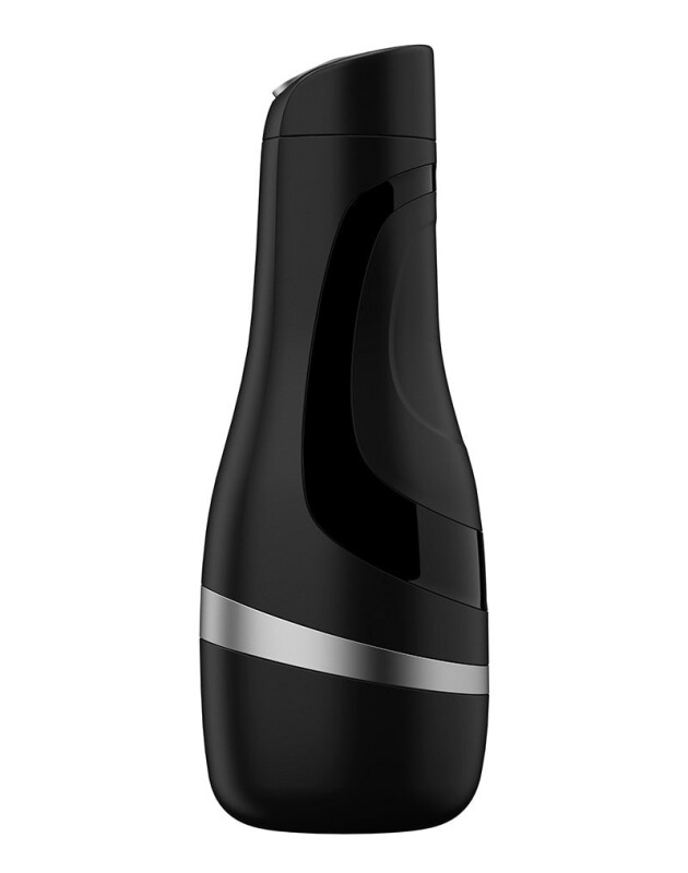 Мастурбатор хай-тек в колбі Satisfyer чорний, 25.8 х 9.6 см