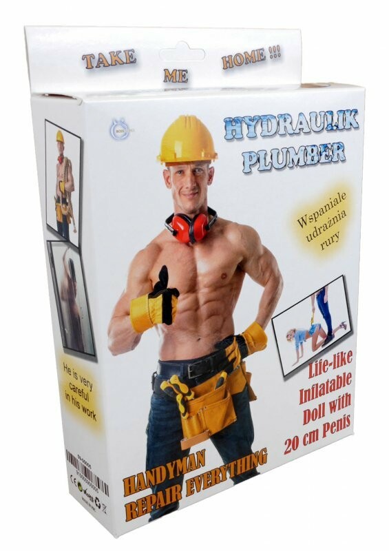 Секс-лялька Hydraulik - Plumber, бежева, 160 см