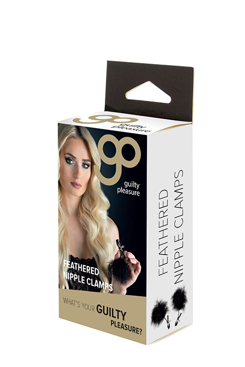 Затискачі для сосків з пір'ям GP FEATHERED NIPPLE CLAMPS - Зображення 1