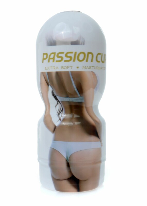 Мастурбатор вагіну в колбі Passion Cup Vagina 06 реалістичний, з кібершкіри, 16 см х 6 см