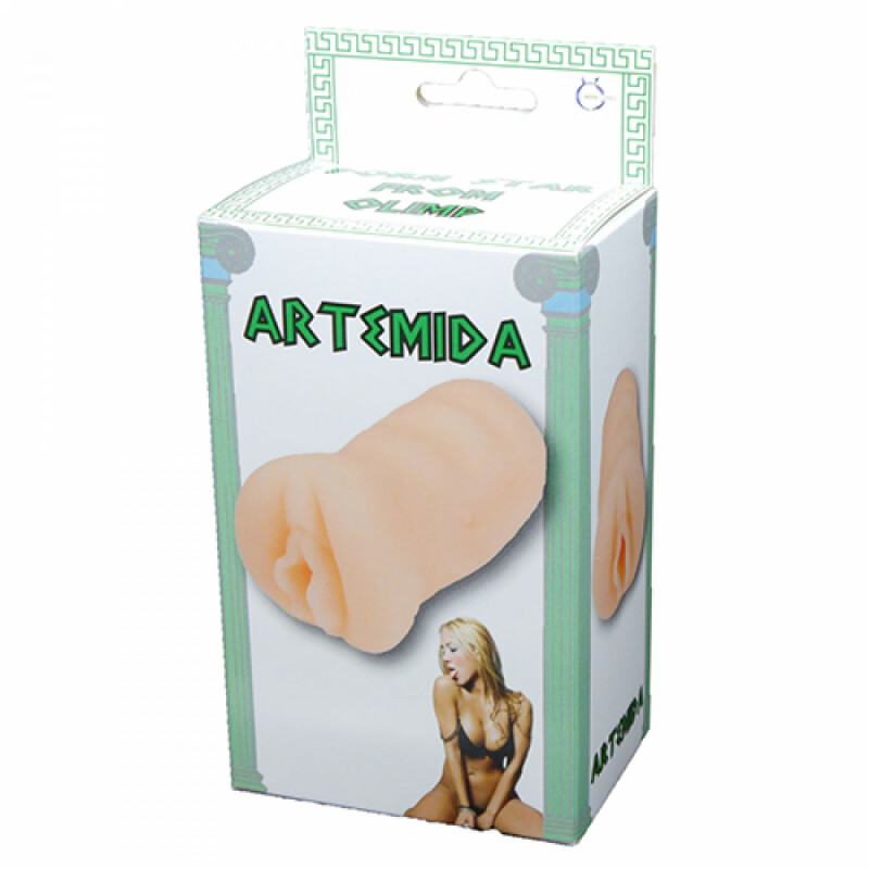 Мастурбатор реалістичний Artemida, бежевий, 14.5 х 7 см - Изображение 1