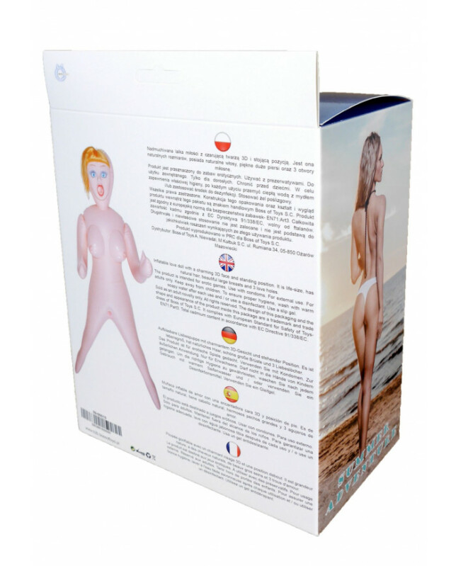 Лялька для сексу LOLITA з 3D обличчям, 3 отвори, 165 см - Зображення 2