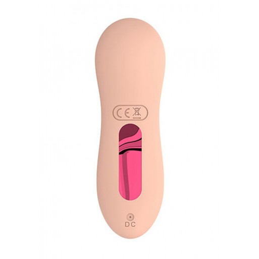 Вакуумний кліторний стимулятор Electric Sucking Massager 2.0 USB, бежевий - Изображение 2