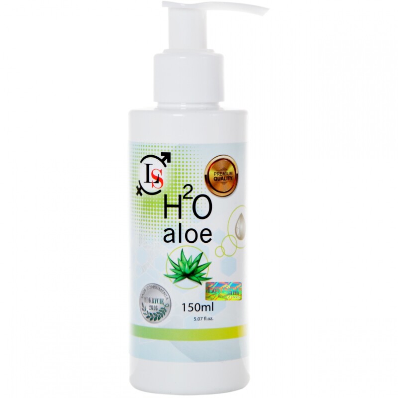 Лубрикант з Алое на водній основі, 150 мл, універсальний H2O Aloe зволожуюча маска для інтимної зони